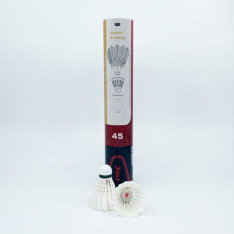 Natural goose feather badminton feather shuttlecock dmantis badminton shuttlecock