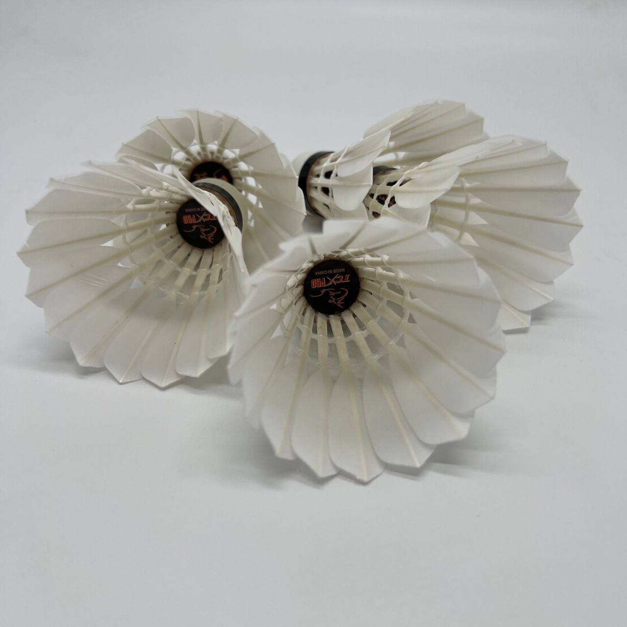 TCX-PRO Shuttlecock Most Durable Goose Feather Natural Cork Badminton Shuttlecock for Advanced Professional Badminton Players