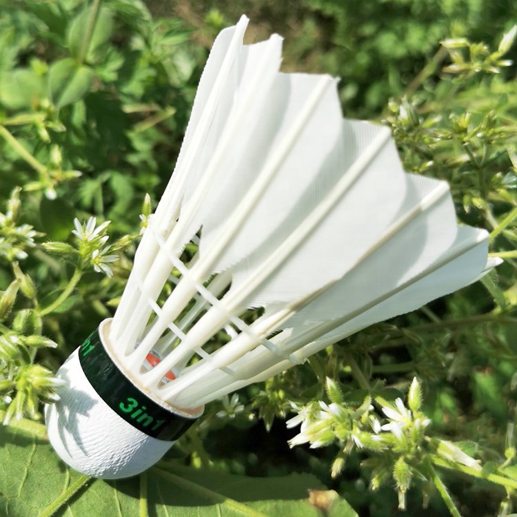 3 in 1 Badminton Shuttlecock Good Flight Less Glue More Environmental Friendly Badminton Shuttlecock
