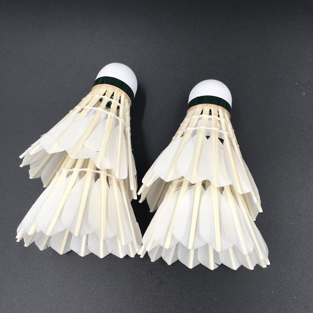 Wholesale cheap linton shuttlecock goose feather badminton shuttlecock manufacturer china