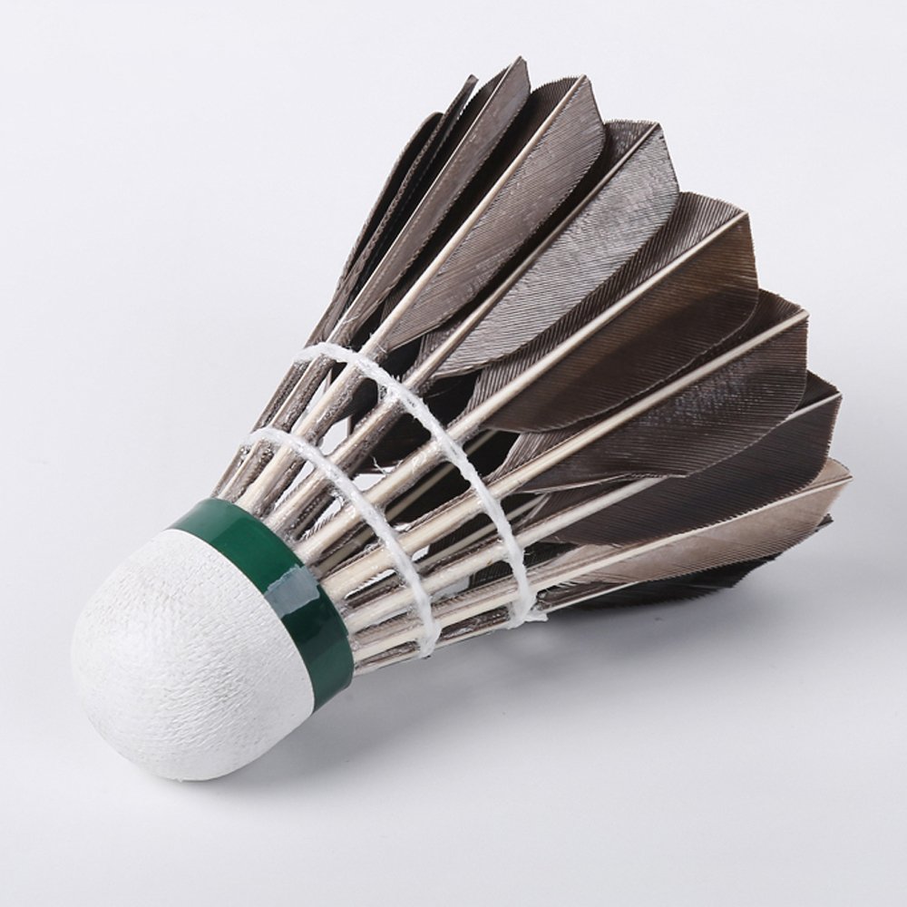 OEM brand cheap price 6/12 pack badminton shuttle cock feather