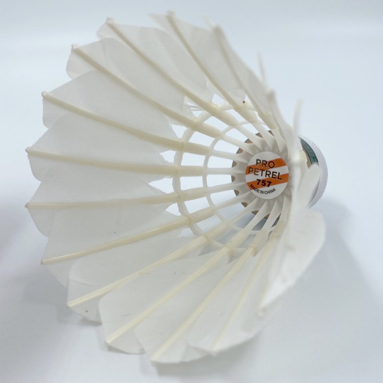 Pro Petrel 757 High Quality Factory Wholesale Durable 3in1 Feather Badminton Shuttlecock Goose Feather