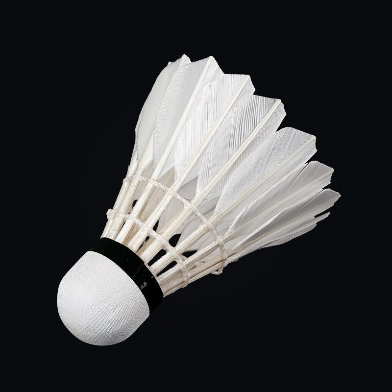 Factory Supply Customized OEM Badminton Shuttlecocks with Durable Duck Feather and White PU Cork Head for Training