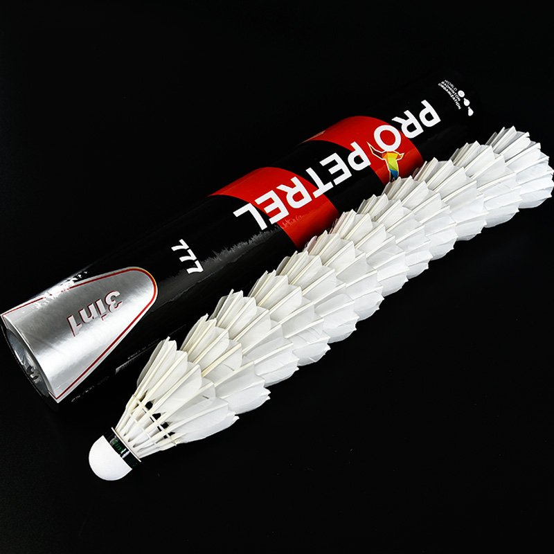 customized new design hybrid nylon and feather badminton hybrid shuttlecock
