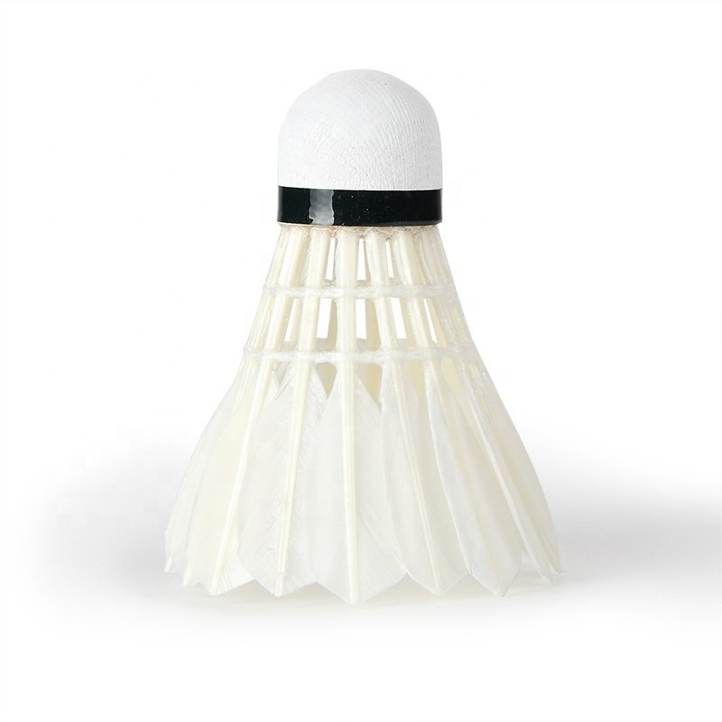 Shuttlecock Badminton with White Duck and Goose Feather Cork & Nylon Custom Weight & Origin Minimum Order Quantity
