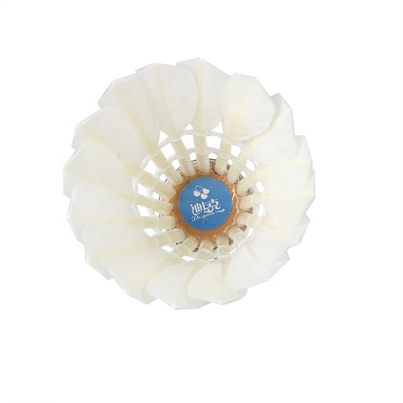 Shuttlecock Badminton with White Duck and Goose Feather Cork & Nylon Custom Weight & Origin Minimum Order Quantity