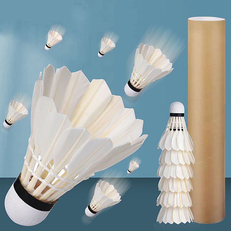 Factory Supply badminton shuttlecock Super Grade Goose Feather shuttlecock