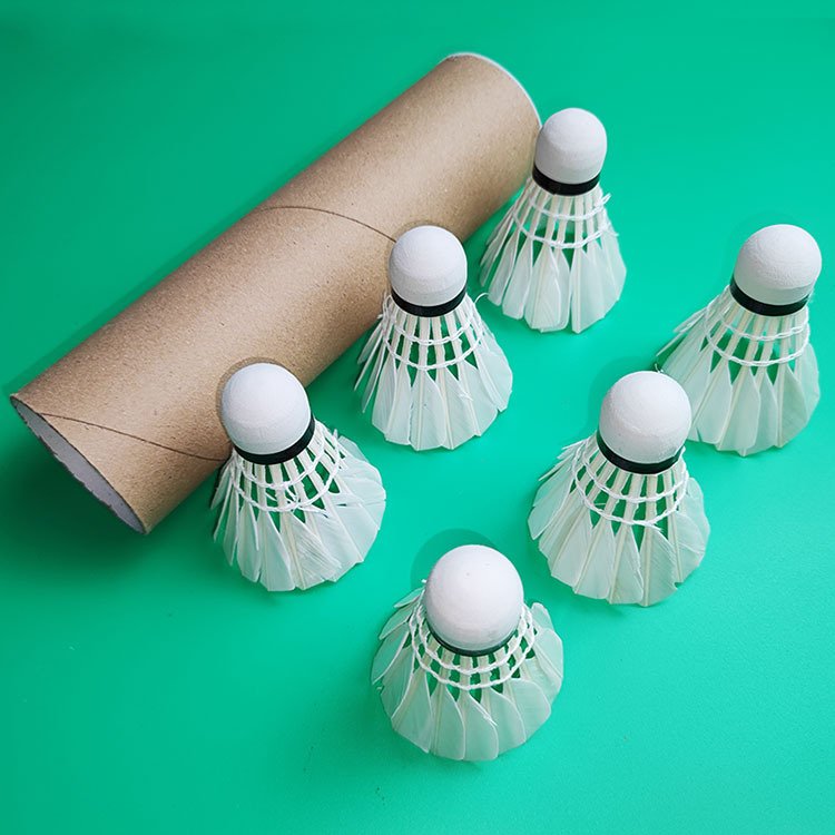 Factory Supply badminton shuttlecock Super Grade Goose Feather shuttlecock