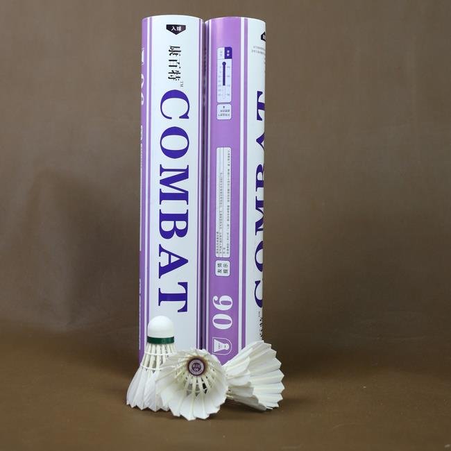 Competitive price most durable duck feather from Combat shuttlecock