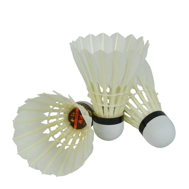 Good quality goose feather shuttlecocks for Player grader