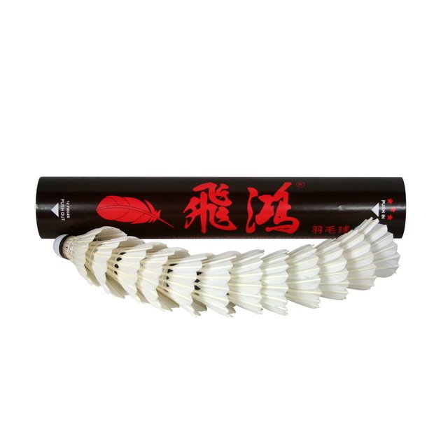 Good quality goose feather shuttlecocks for Player grader