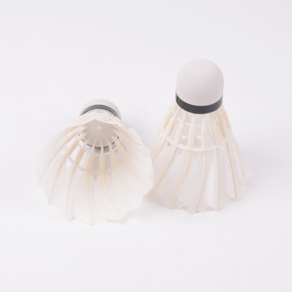 Factory custom provided Badminton Shuttlecocks Birdies,12 Pack Training Badminton Balls with Great Stability for in/out door
