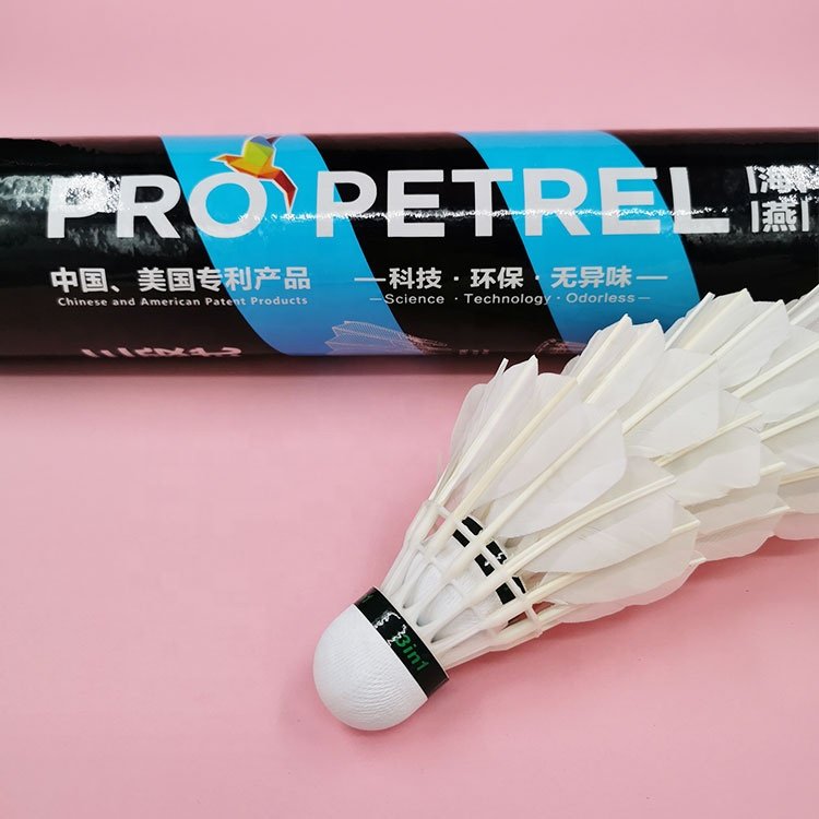 For Sale Badminton Shuttlecock Goose Feather 3in1 Badminton Shuttlecock Nice Look Pro Petrel Brand Kok Badminton