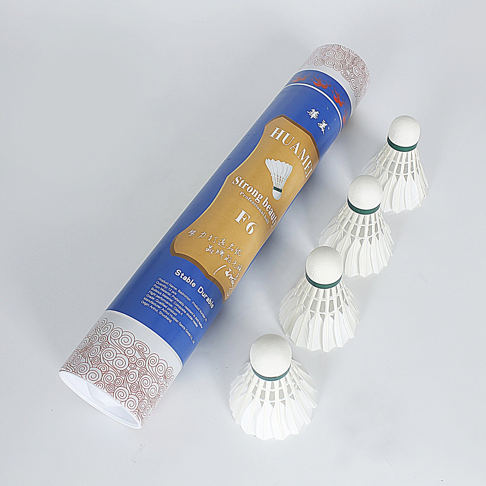 Wholesale Factory Direct Supply High Quality Big Middle-broad Duck Feather Badminton Shuttlecock For Training