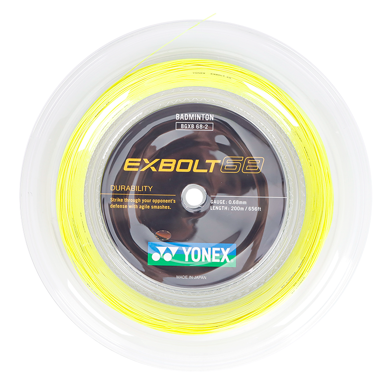 Yonex EXBOLT 68 BGXB68 200M badminton Racket string