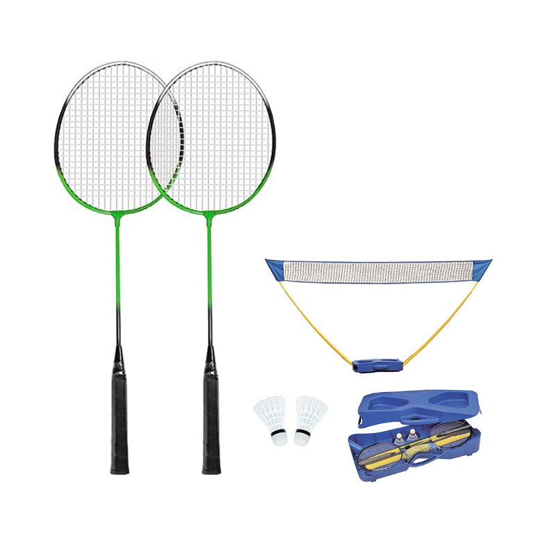 Badminton Racquet Set Badminton Racket Tennis Set with Carry Bag for Gym Exercise