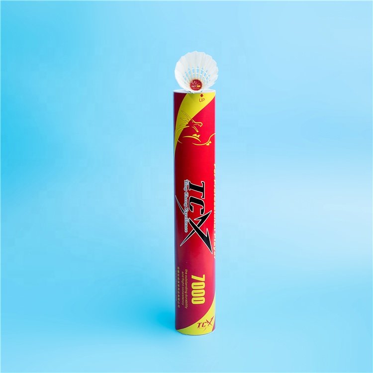 TCX 7000 ganba Cigu duck feather badminton shuttlecock same as Wecan badminton shuttlecock