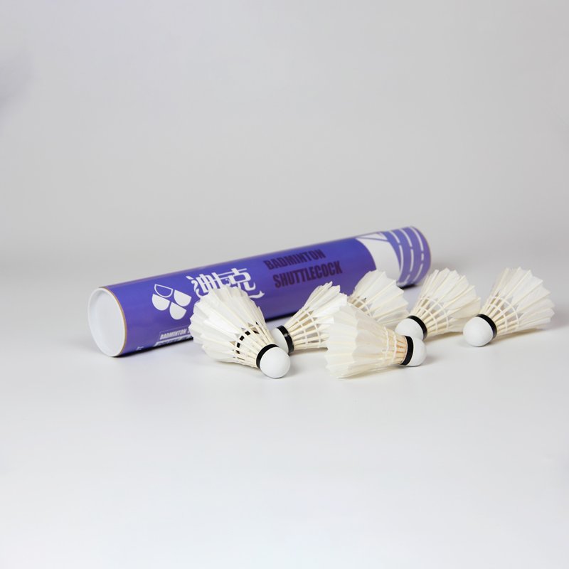 High Quality Class Goose Feather Badminton Shuttlecocks Strong Durability Amateur Professional Players Cork Head Training