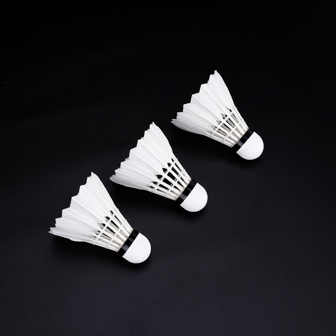 Factory duck Feather of Cheap Badminton for outdoor training
