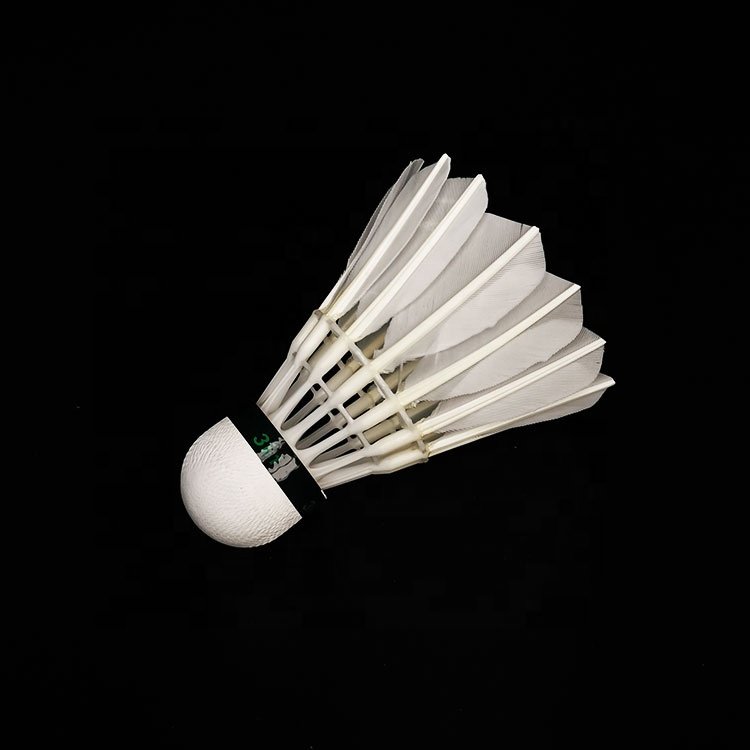 Most Popular Effective shuttlecock goose flex feather badminton shuttlecocks high quality goose High Durability PU Cork