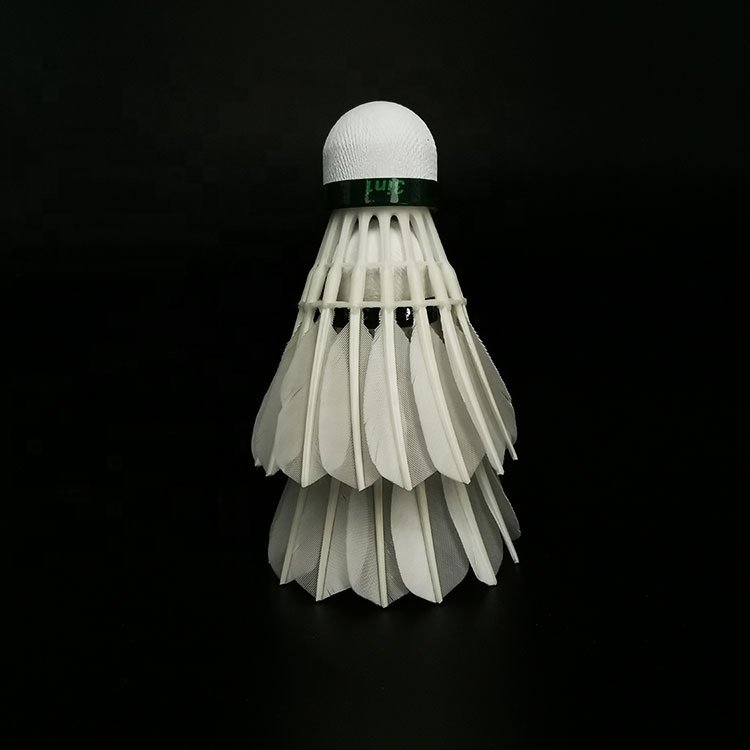 Most Popular Effective shuttlecock goose flex feather badminton shuttlecocks high quality goose High Durability PU Cork