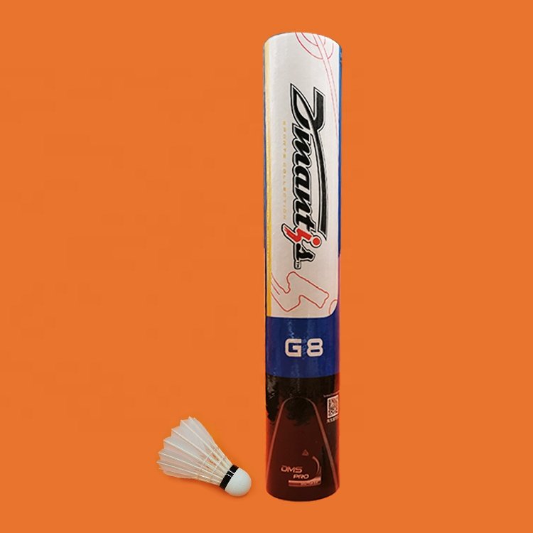 Quality Shuttlecocks Wholesale Badminton Shuttlecock Goose Feather for Tournaments Pluma de ganso con volante