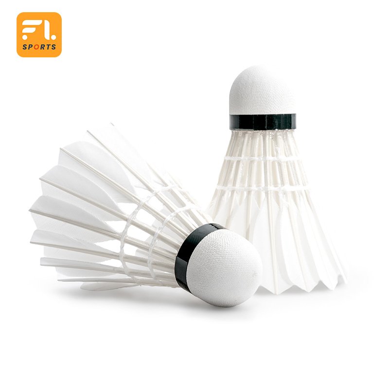 Durable 74 to 79 Speed Badminton Goose Feather Ball Stable Shuttlecock with Curving Shuttle and Goose