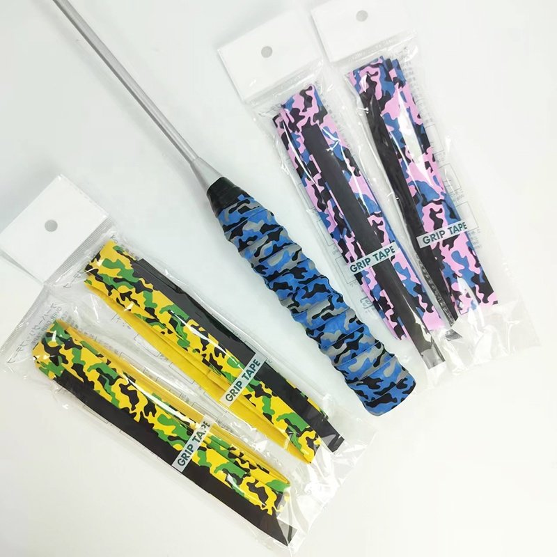 Overgrip Badminton Tennis Over Grips Camouflage Customized Cheap High Quality Pu Overgrips Racket Grips Great Sweat Non-slip