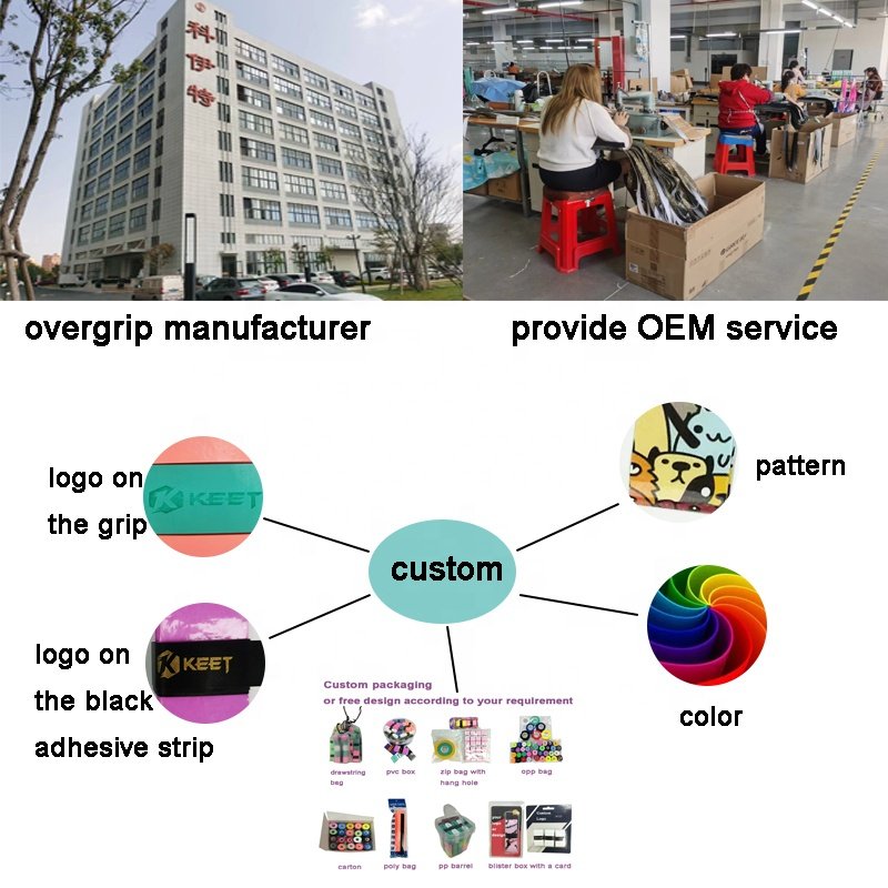 Overgrip Badminton Tennis Over Grips Camouflage Customized Cheap High Quality Pu Overgrips Racket Grips Great Sweat Non-slip