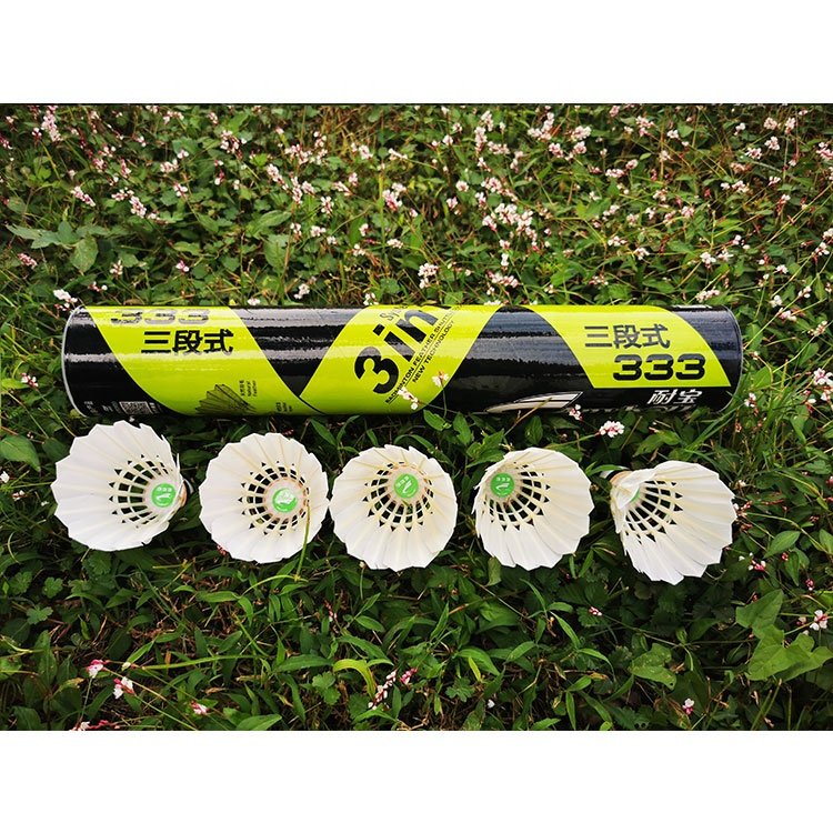 Durable Badminton Items High Quality Feather 3in1 Badminton Shuttlecock Super Cost Performance Badminton Shuttlecock