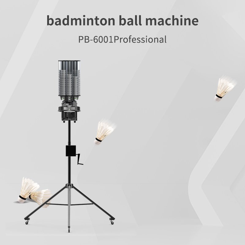 Remote control badminton shuttlecock machine for training badminton feeder