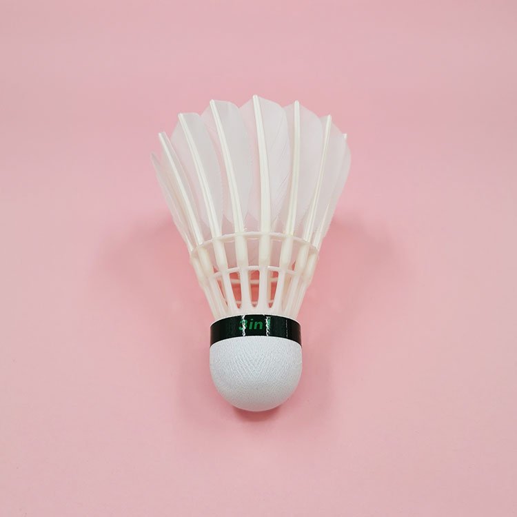 High Quality Thomas Cup Badminton India Training Goose Feather Cost-effective Shuttlecock indonesia