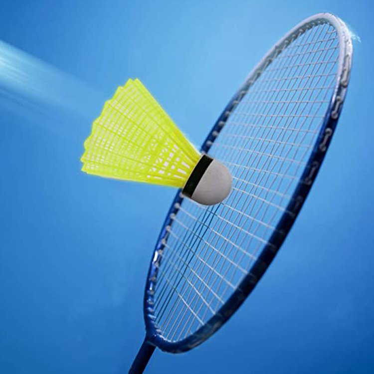 Badminton plastic durable nylon ball 6 pieces for indoor and outdoor stable wind proof training and competition