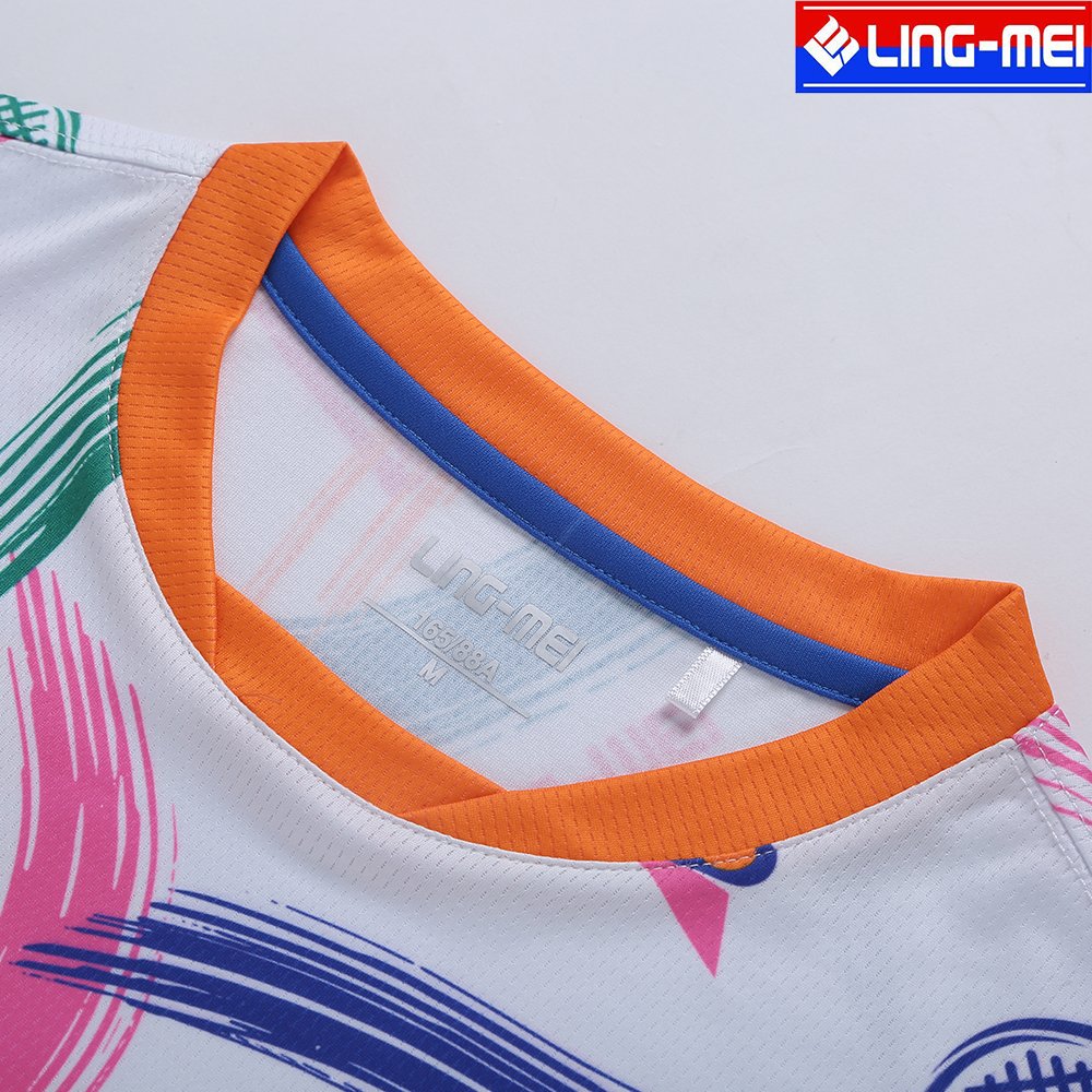 2023 Wholesale china badminton sport t-shirt collar sport t-shirts