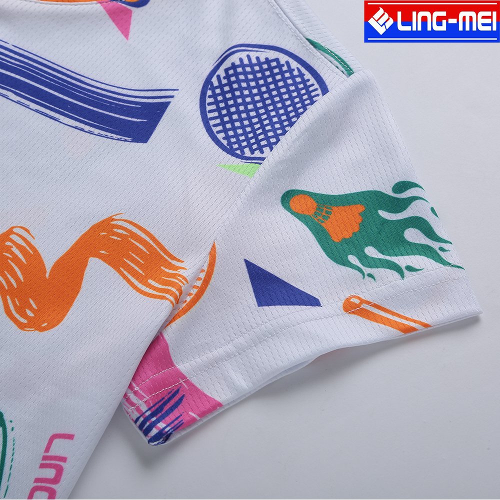 2023 Wholesale china badminton sport t-shirt collar sport t-shirts