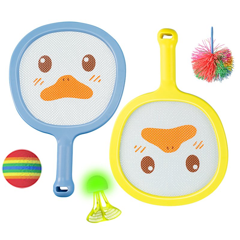 Kids Badminton and badminton racketSet Paddle Paddle Rackets with Ball Shuttlecock Beach Pool Park Outdoor Play Tennis Games