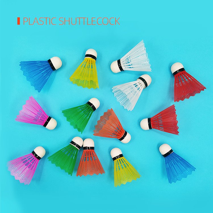 Badminton Shuttlecocks 12 5 3 Pcs Pack Random Color Plastic Nylon Shuttles Birdies Indoor Outdoor Playing Kids Toys federball
