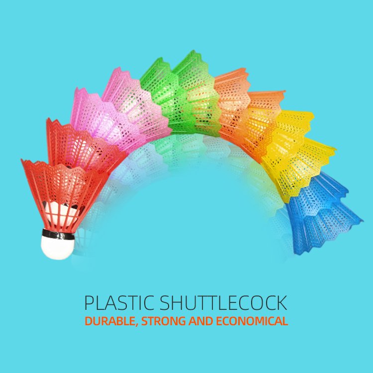 Badminton Shuttlecocks 12 5 3 Pcs Pack Random Color Plastic Nylon Shuttles Birdies Indoor Outdoor Playing Kids Toys federball