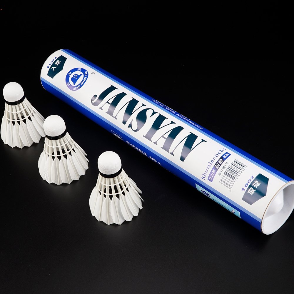 On sale cheap badminton wholesale duck feather badminton