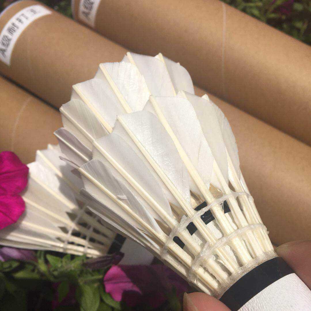 Training Shuttlecock Durable Straight Long Goose Badminton For Competition