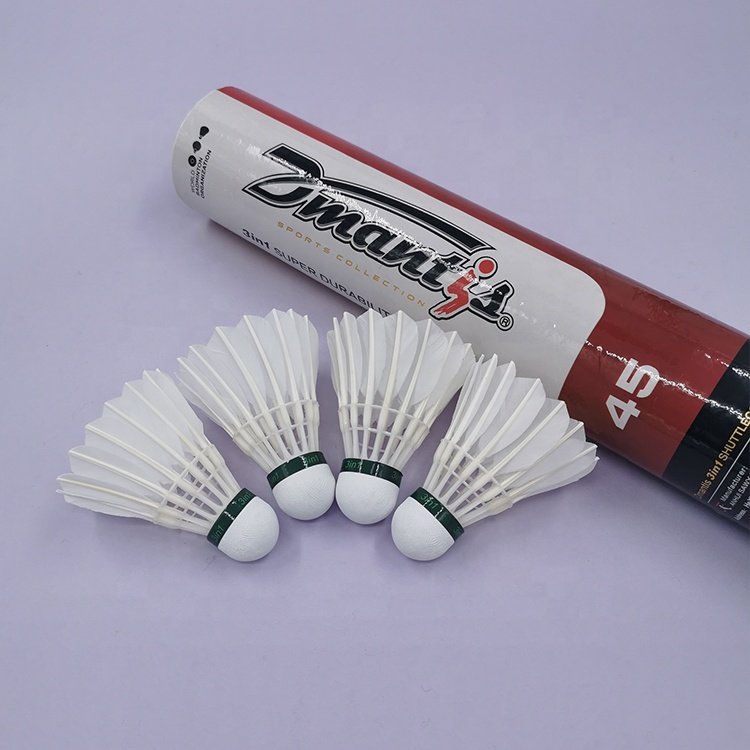 Competition Shuttles Stable Durable Training Sports Badminton Ball Natural Feather 3in1 Hybrid Badminton Shuttlecock