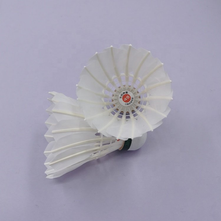 Competition Shuttles Stable Durable Training Sports Badminton Ball Natural Feather 3in1 Hybrid Badminton Shuttlecock