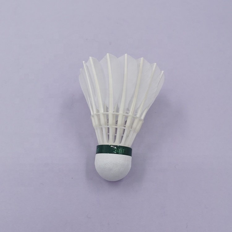Competition Shuttles Stable Durable Training Sports Badminton Ball Natural Feather 3in1 Hybrid Badminton Shuttlecock