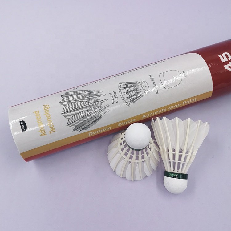 Competition Shuttles Stable Durable Training Sports Badminton Ball Natural Feather 3in1 Hybrid Badminton Shuttlecock