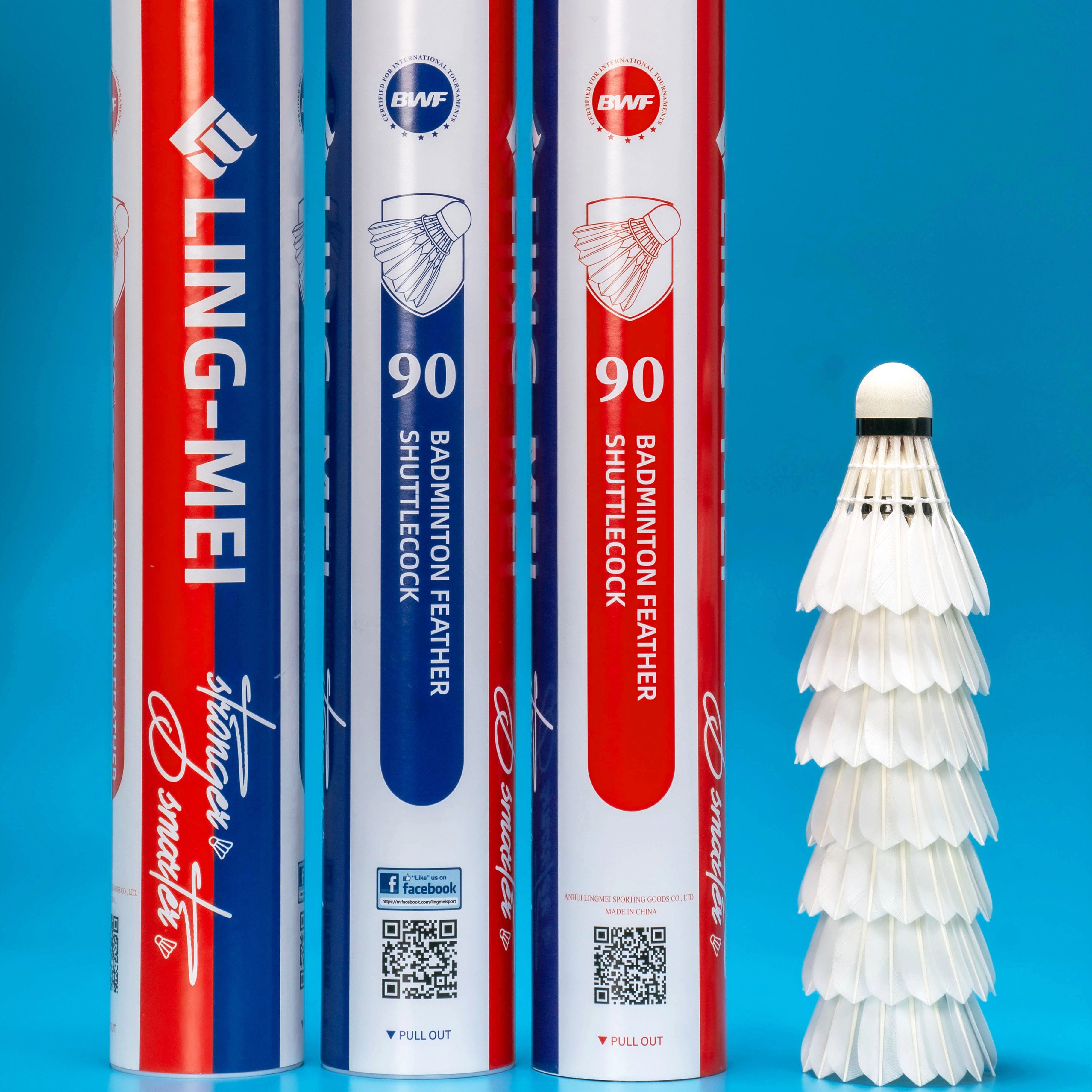 Wholesale brand goose feather badminton shuttlecock for international tournament