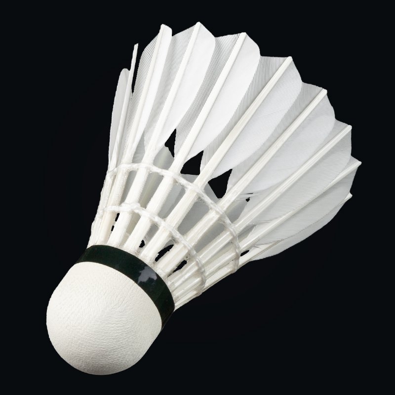 High Quality Professional Competition Training Duck Feather Badminton Shuttles Durable Cork Head for Players
