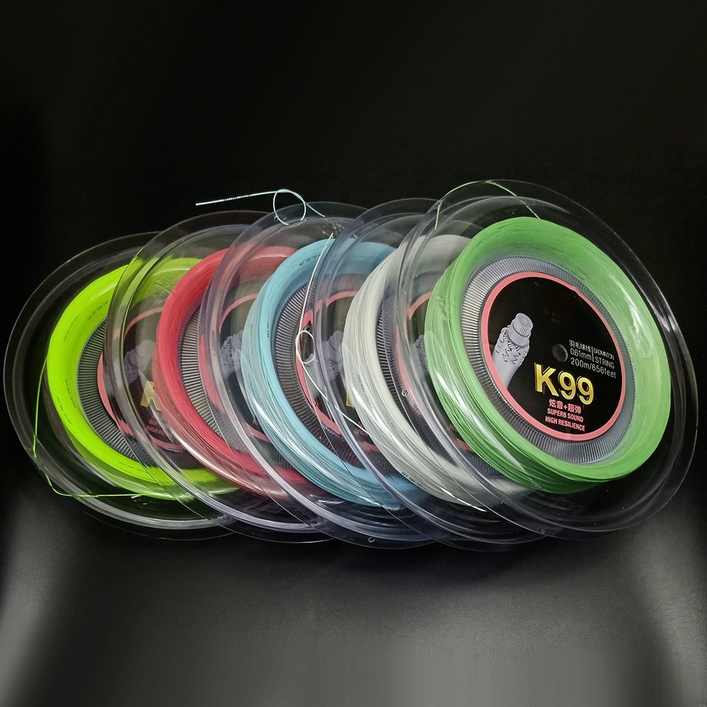 Latest Manufacturer OEM Extremely Thin 0.61mm 200m Reel Badminton String