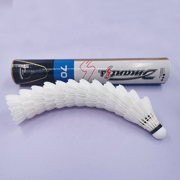 Good Quality Goose Feather Shuttlecock Badminton Class A Goose Feather Badminton Shuttlecocks for Competition