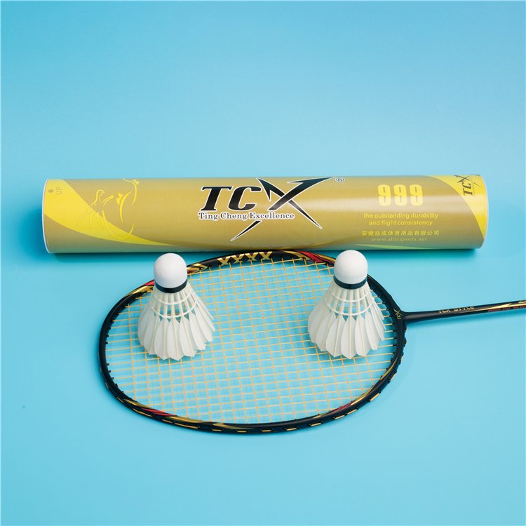 TCX-999 Series goose feather badminton shuttlecock from China Anhui.hot sale