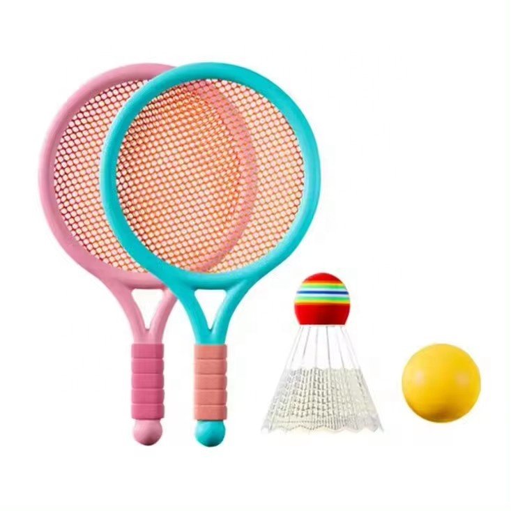 New 2 in 1 racket set colorful mini lightweight Badminton and Tennis Racquets for kids indoor and outdoor toy